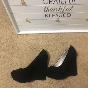 Shoes - Black wedges Shoes - Black wedges
